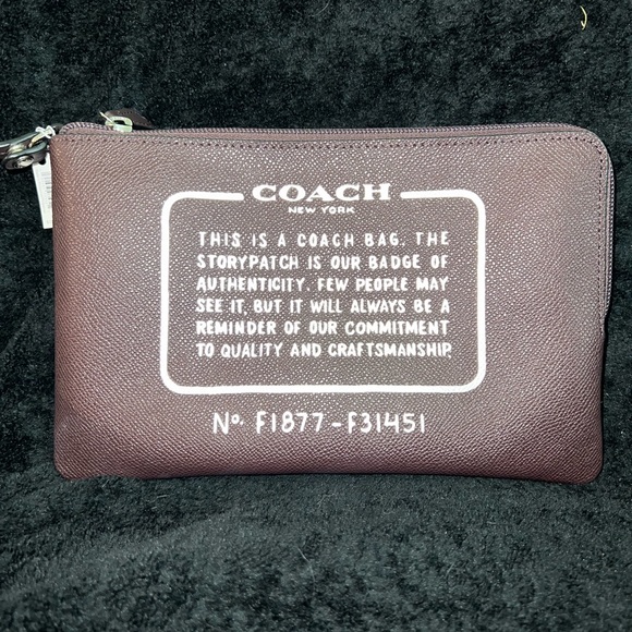 Coach Handbags - Coach Brown Pouch